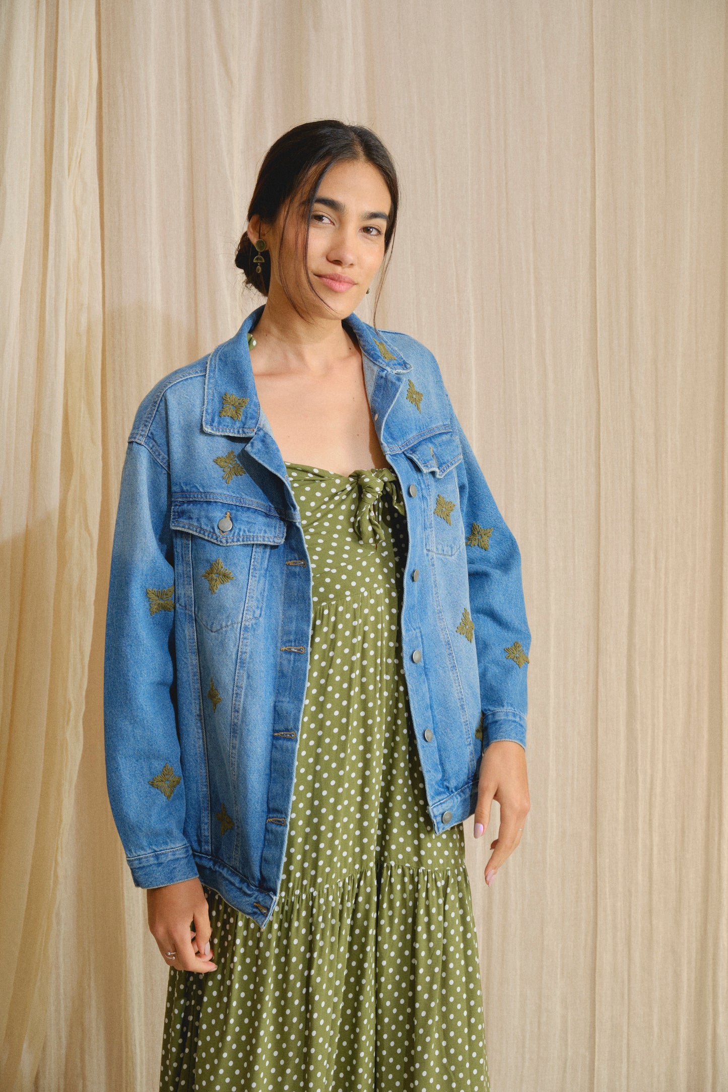 Denim Jacket Bordada