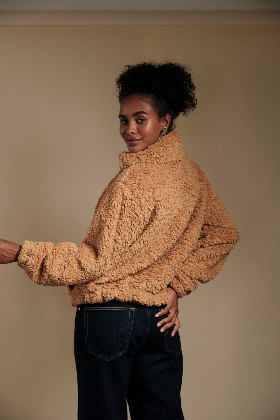 Teddy Jacket Camel