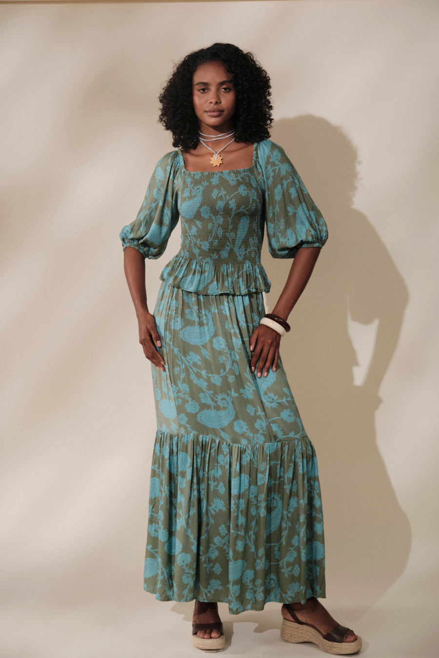 Kai Skirt Sage Blue