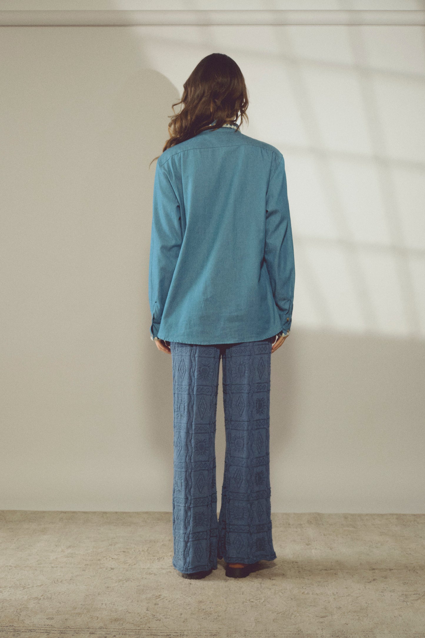 Sun Knit Pant Índigo