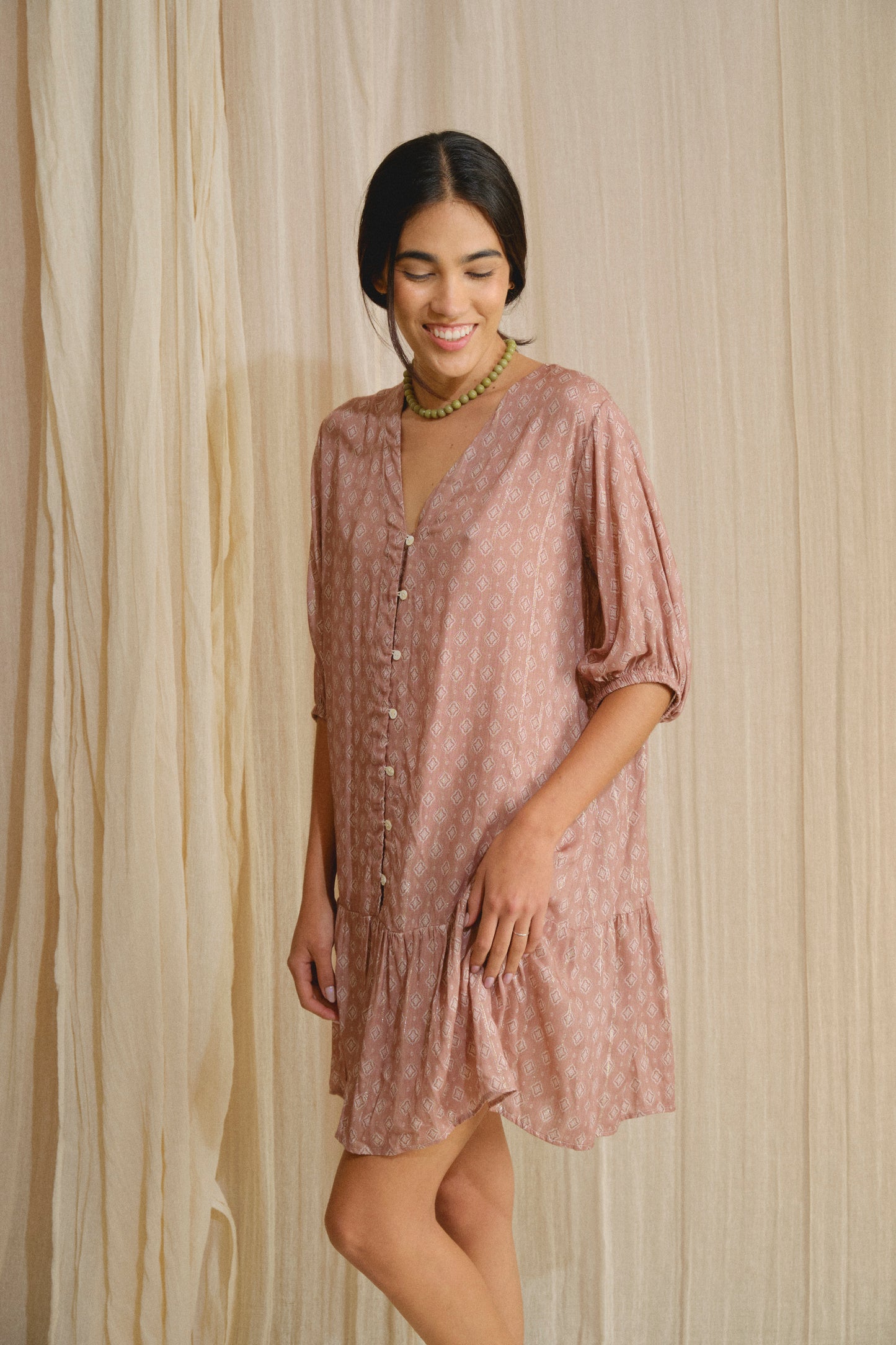 Kori Dress Pink Stick