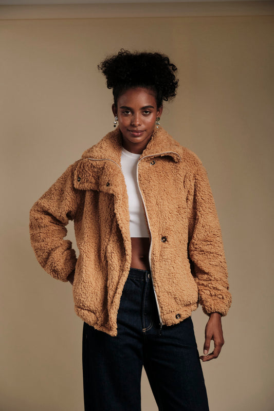 Teddy Jacket Camel