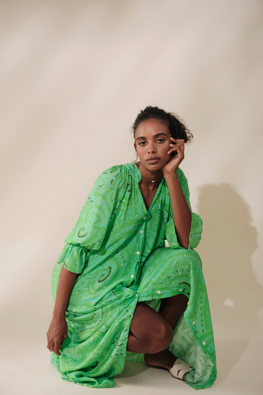 Aladina Dress Green