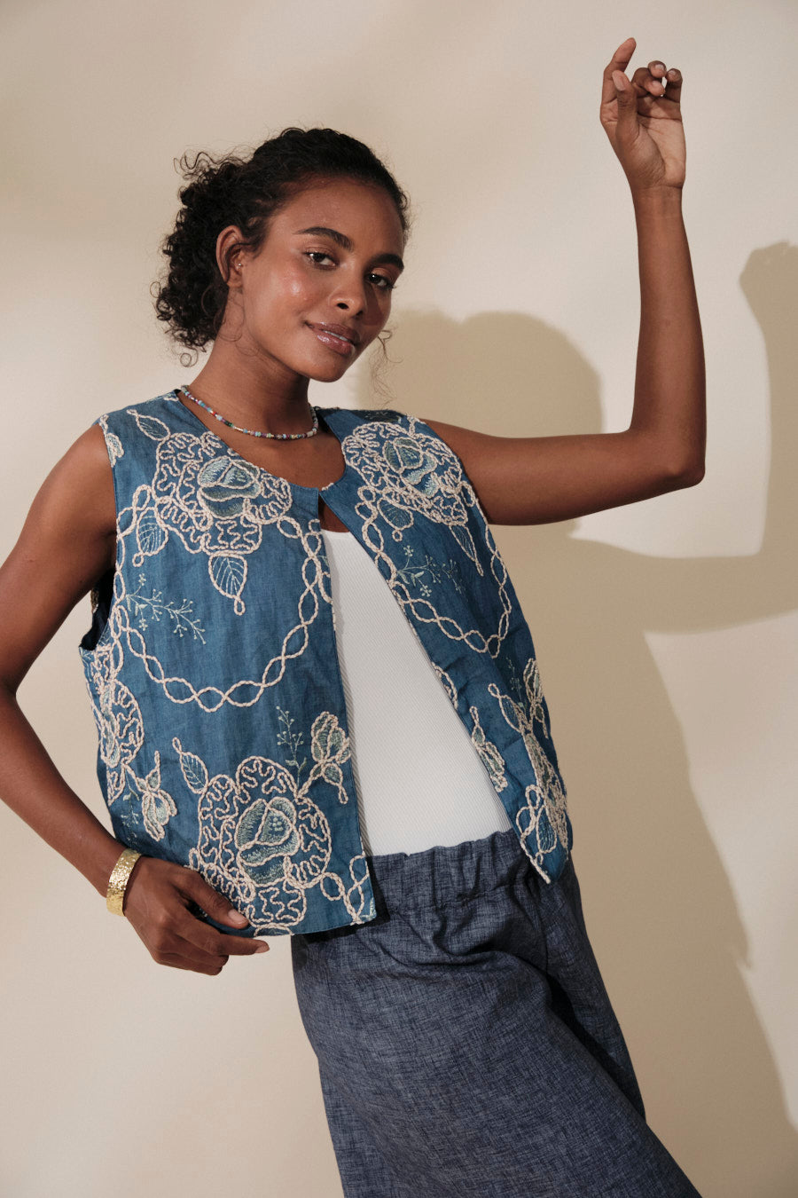 Kala Chaleco Blue