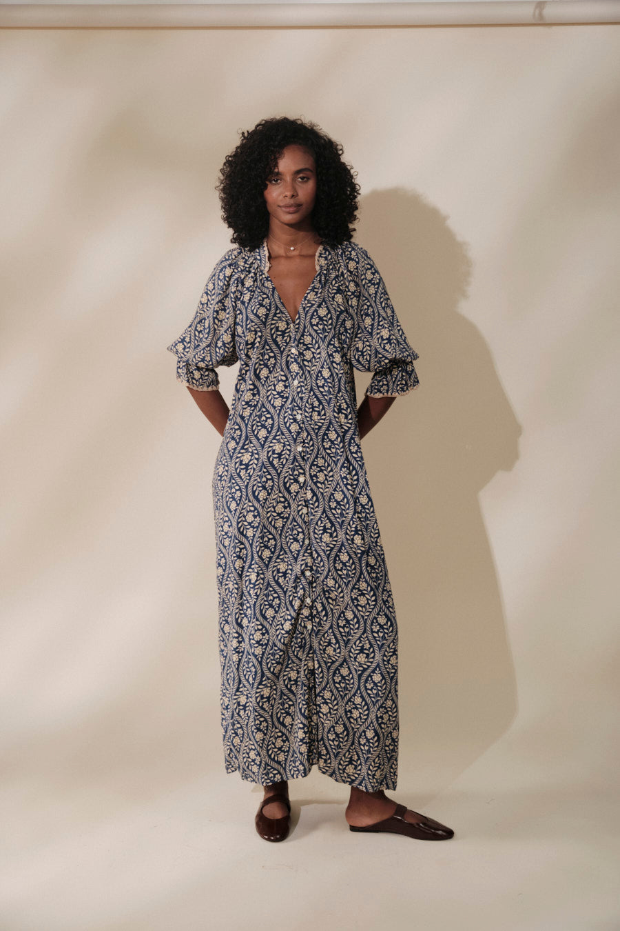 Aladina Dress India Blue