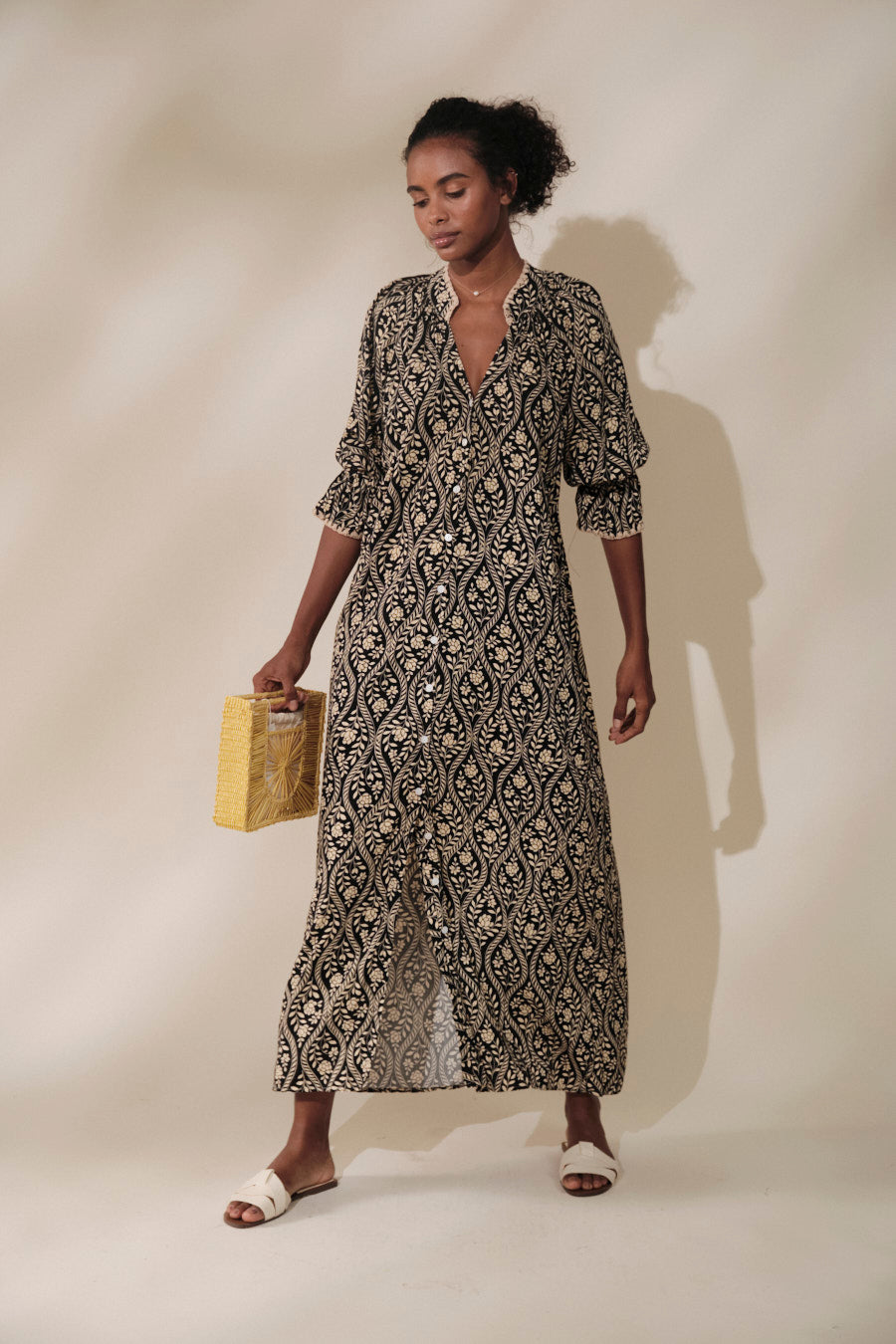 Aladina Dress India Black