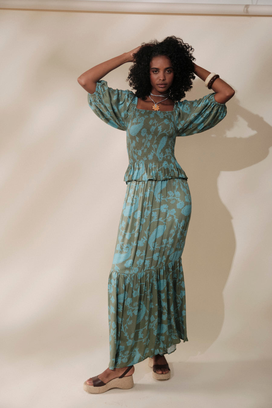 Kai Skirt Sage Blue