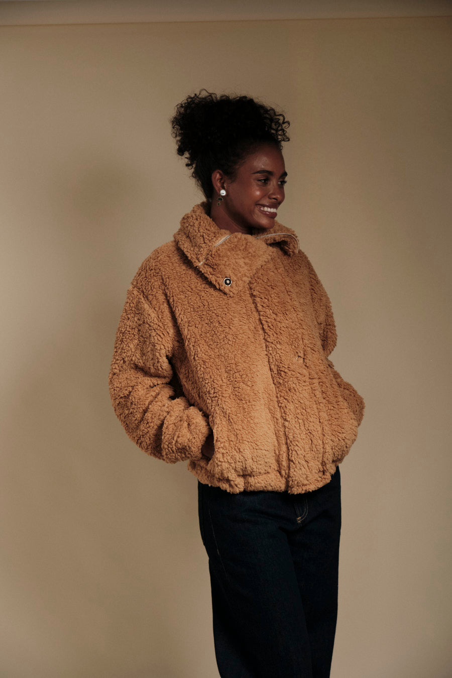 Teddy Jacket Camel