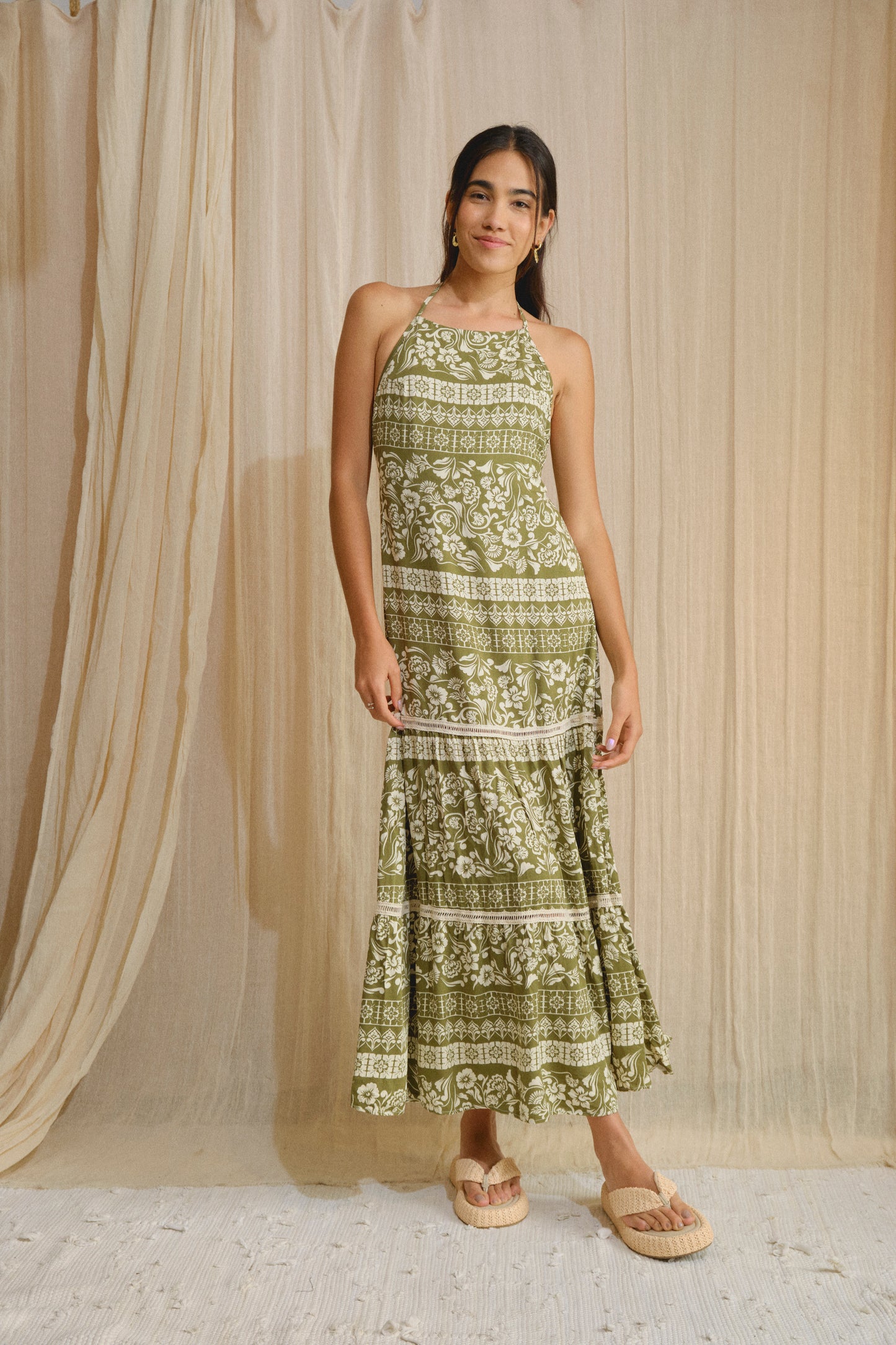 Moreli Dress Green India