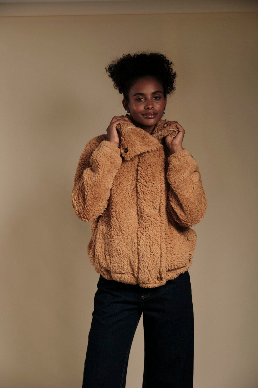 Teddy Jacket Camel