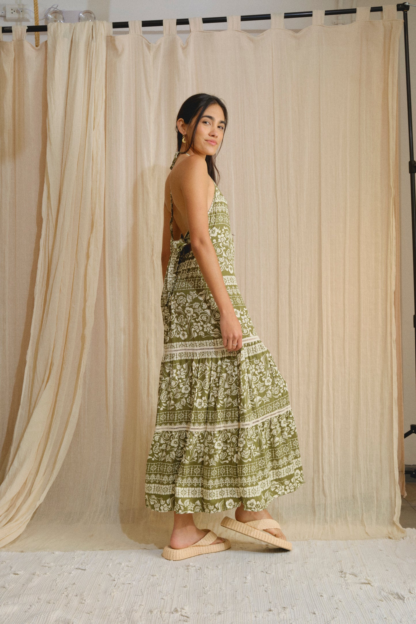 Moreli Dress Green India