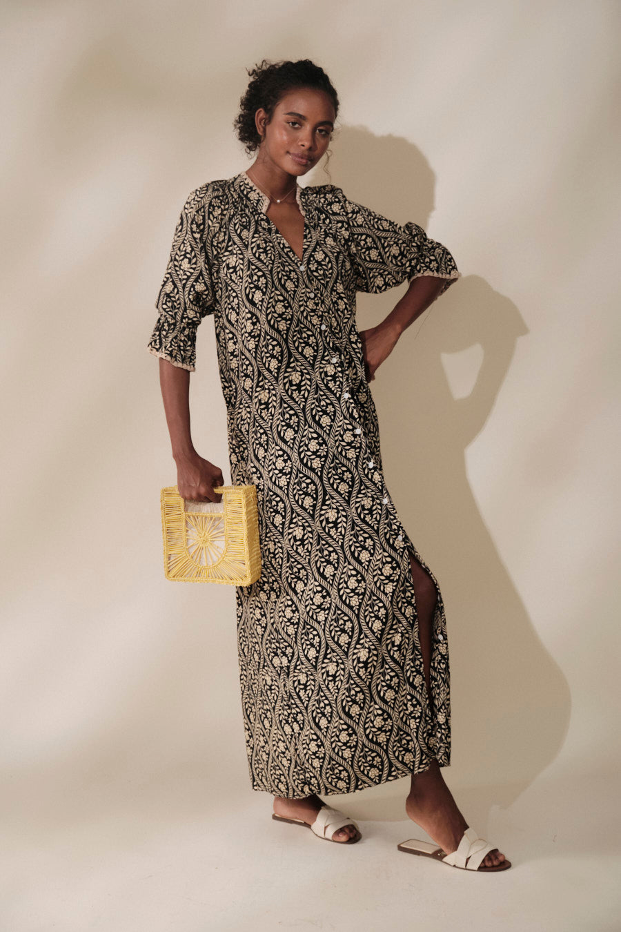 Aladina Dress India Black
