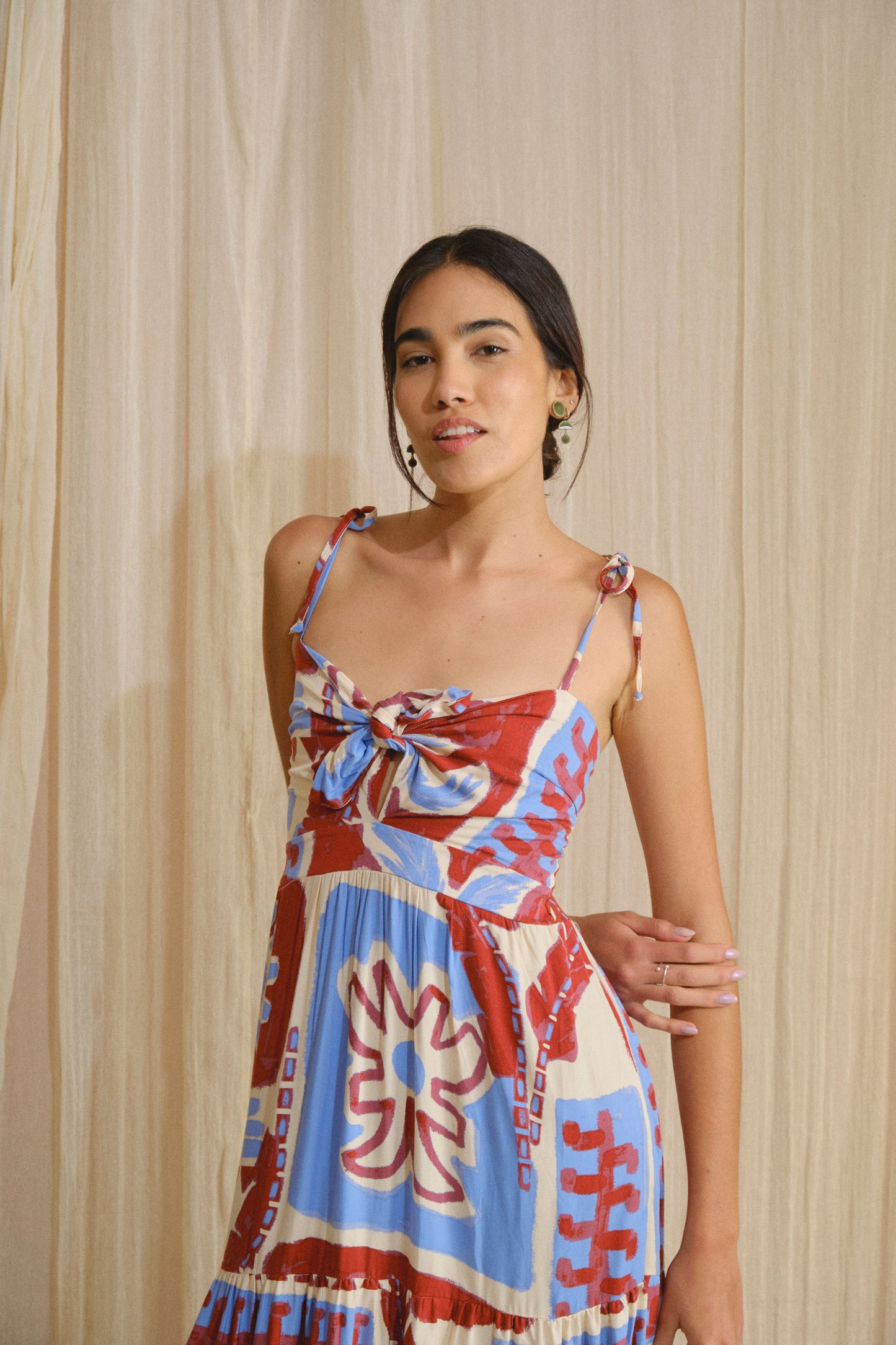 Loly Dress Red India