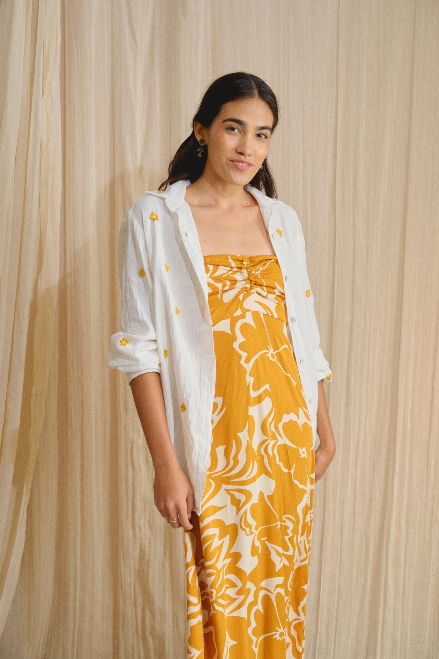 Elian Dress Orange