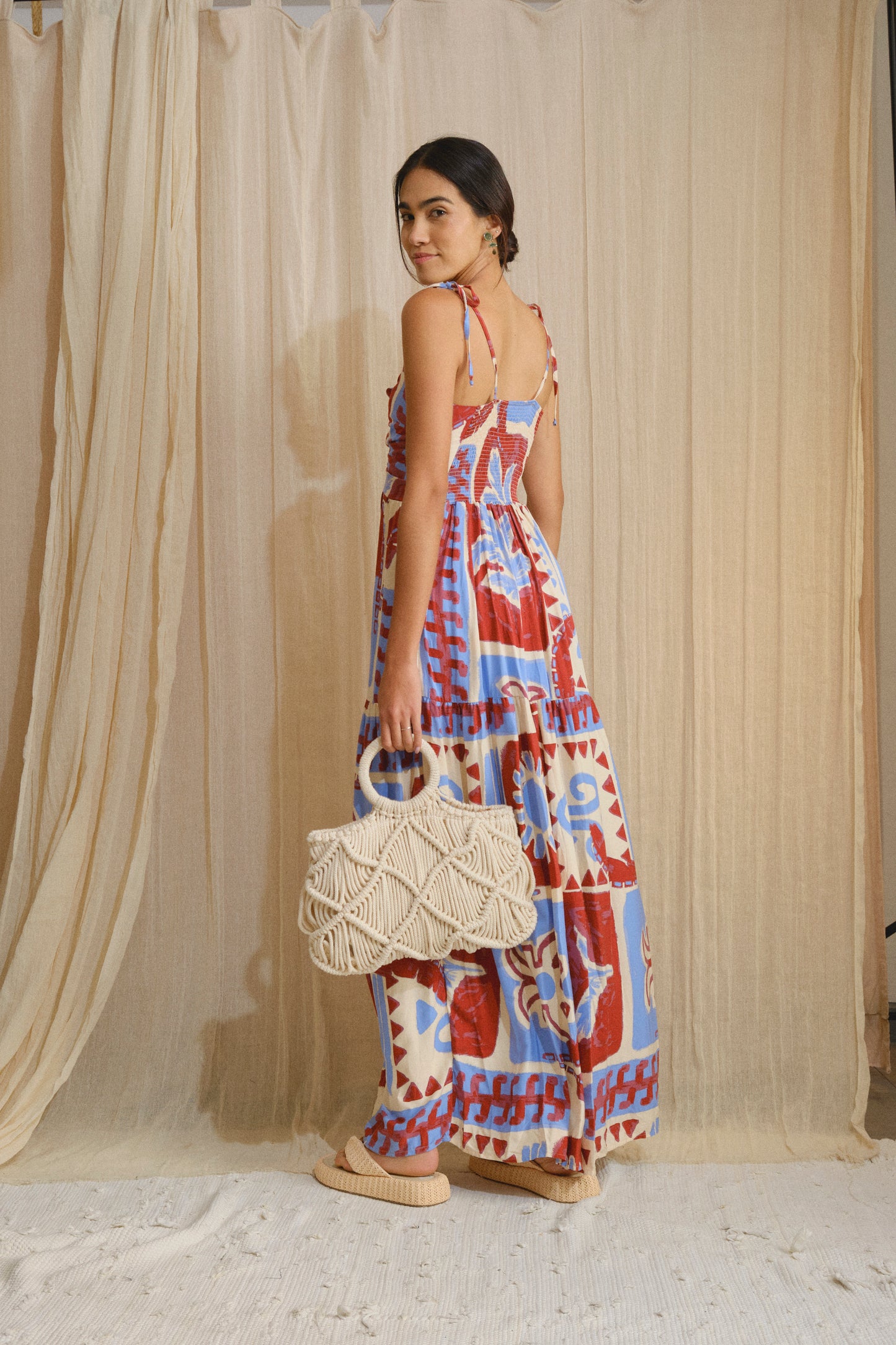 Loly Dress Red India