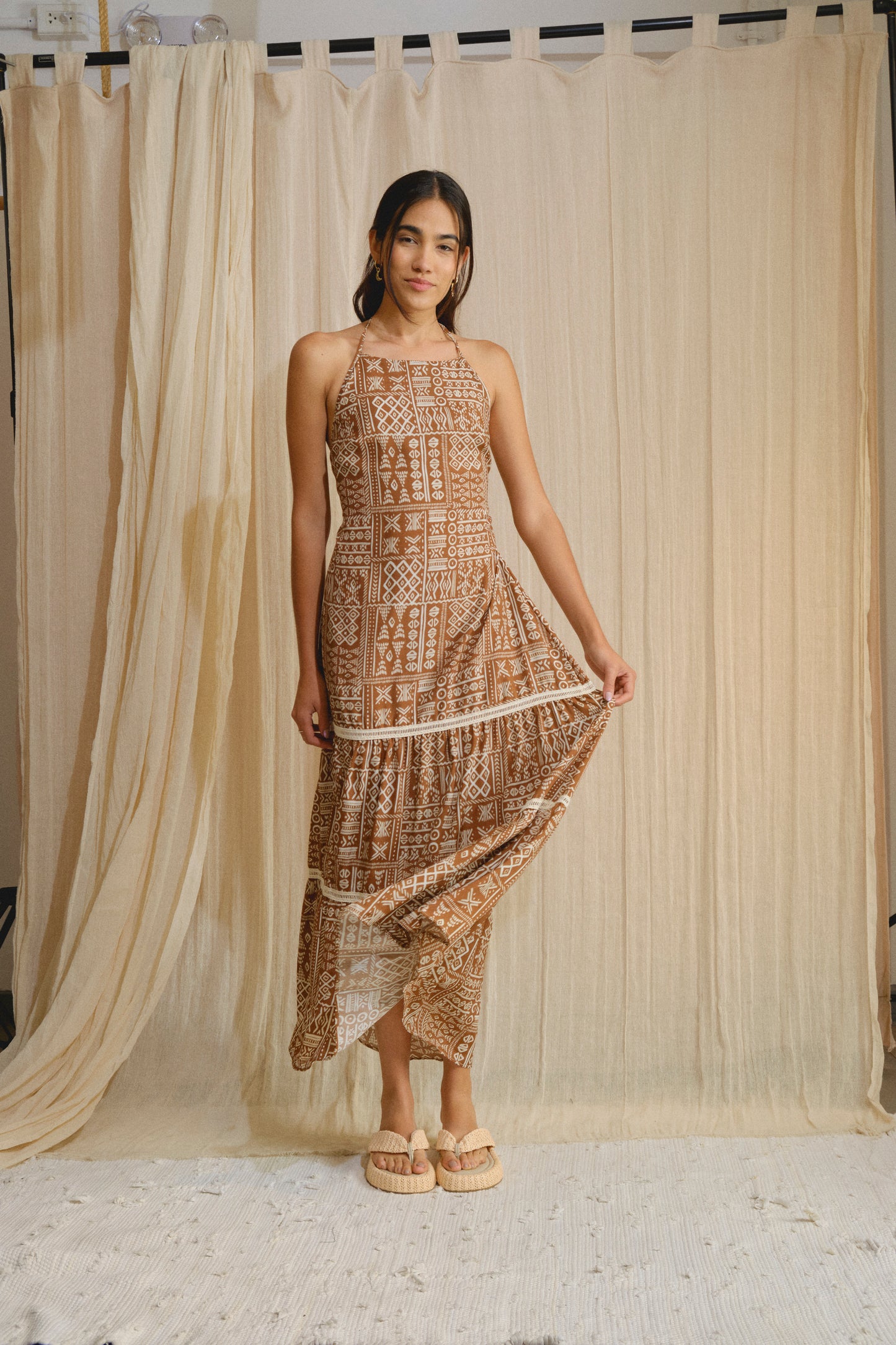 Moreli Dress Brown India