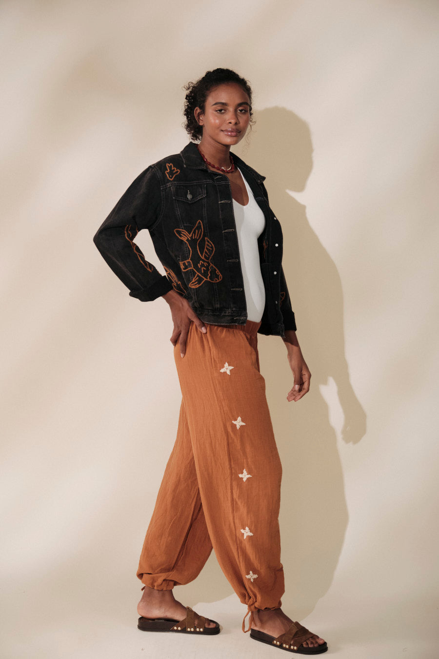 Koli Pant Brown