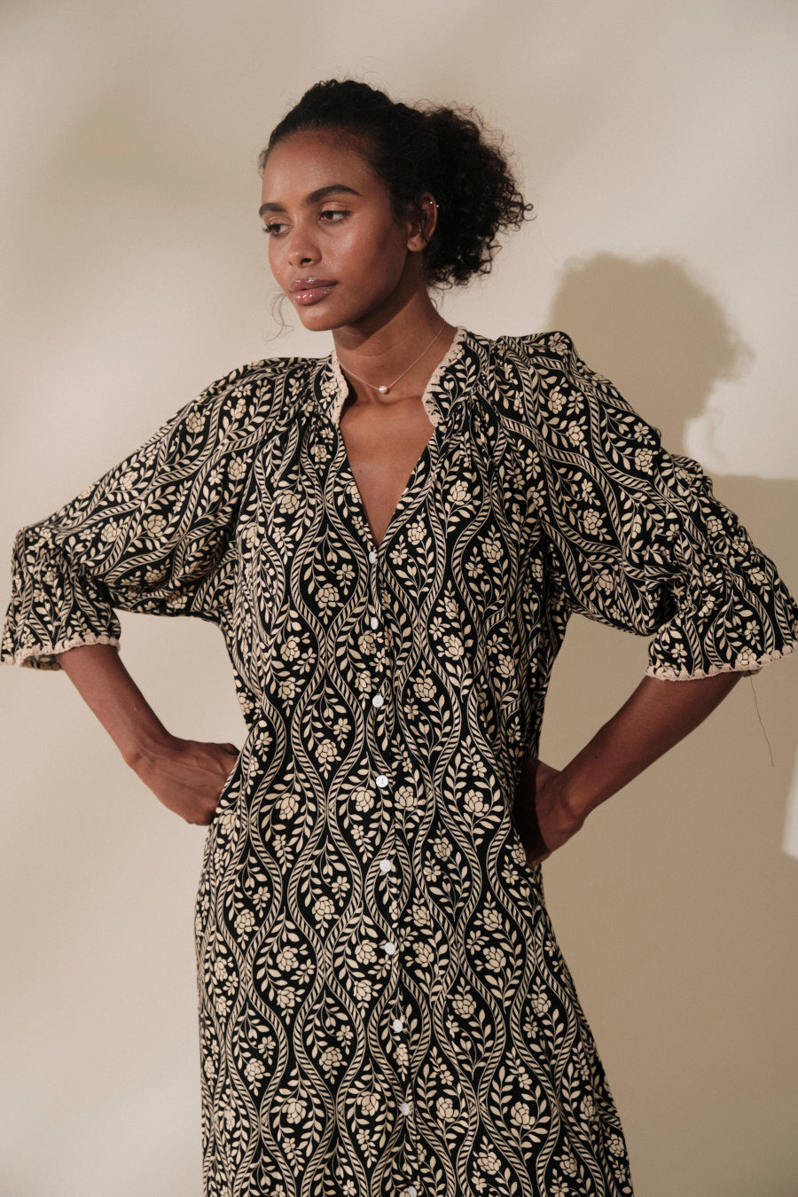 Aladina Dress India Black