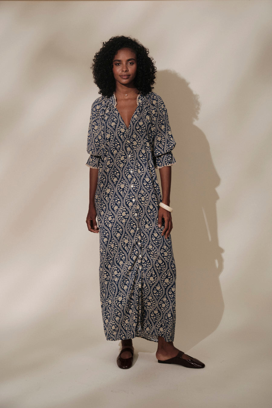 Aladina Dress India Blue