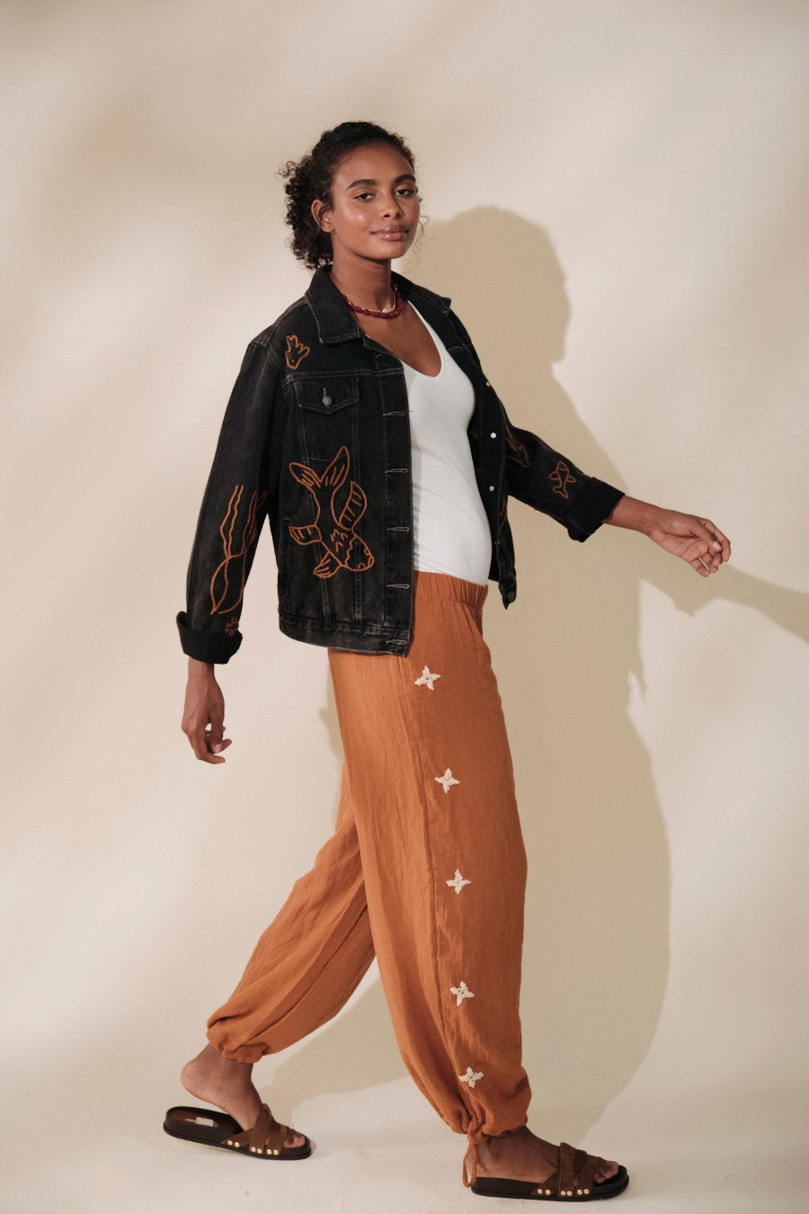 Koli Pant Brown