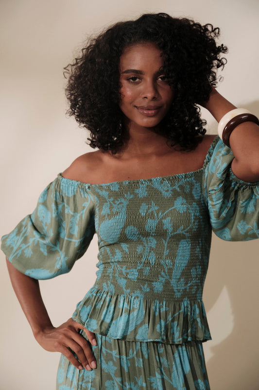 Kai Top Sage Blue