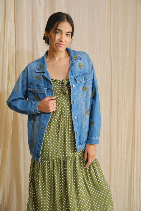 Denim Jacket Bordada