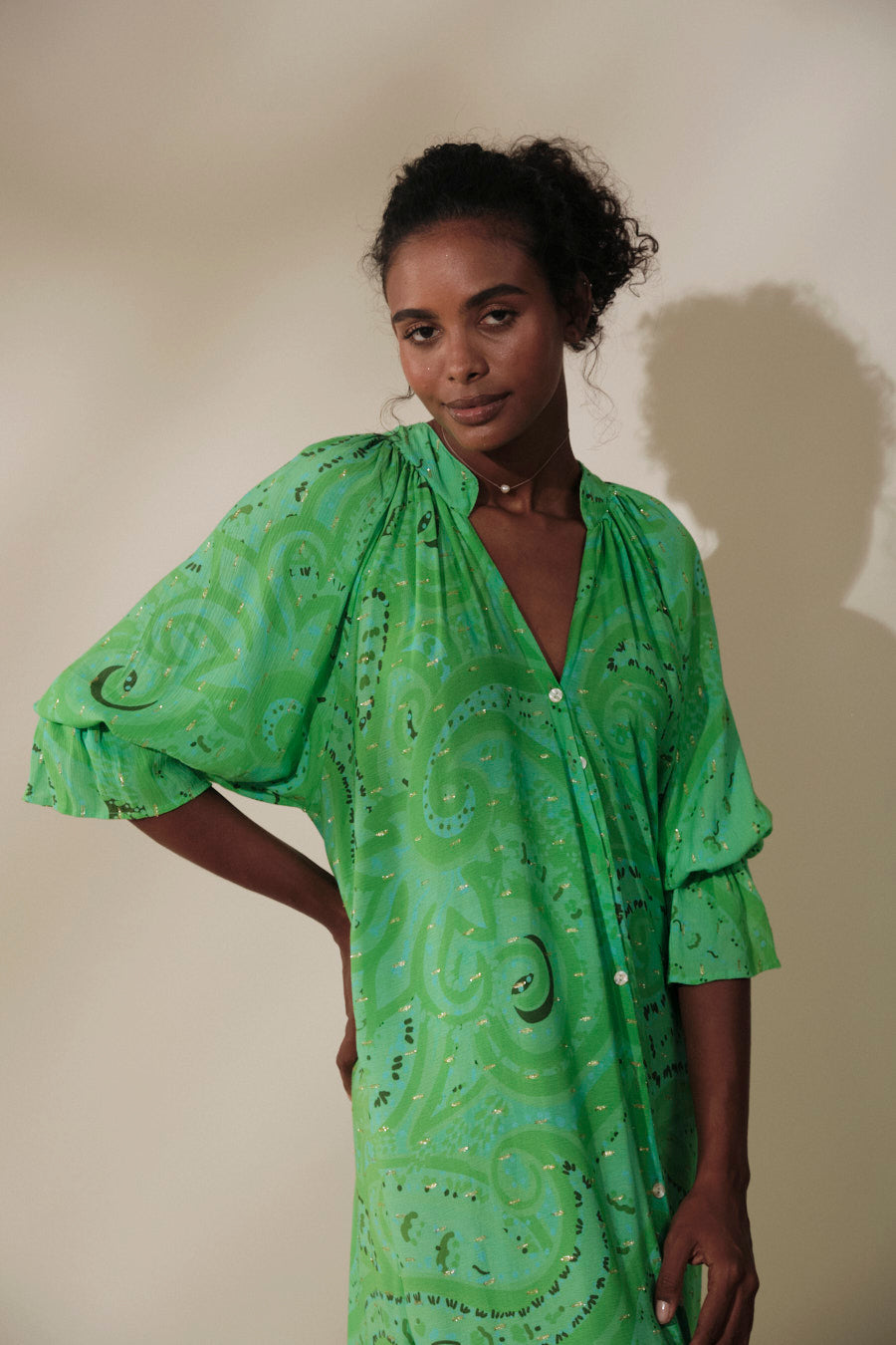 Aladina Dress Green