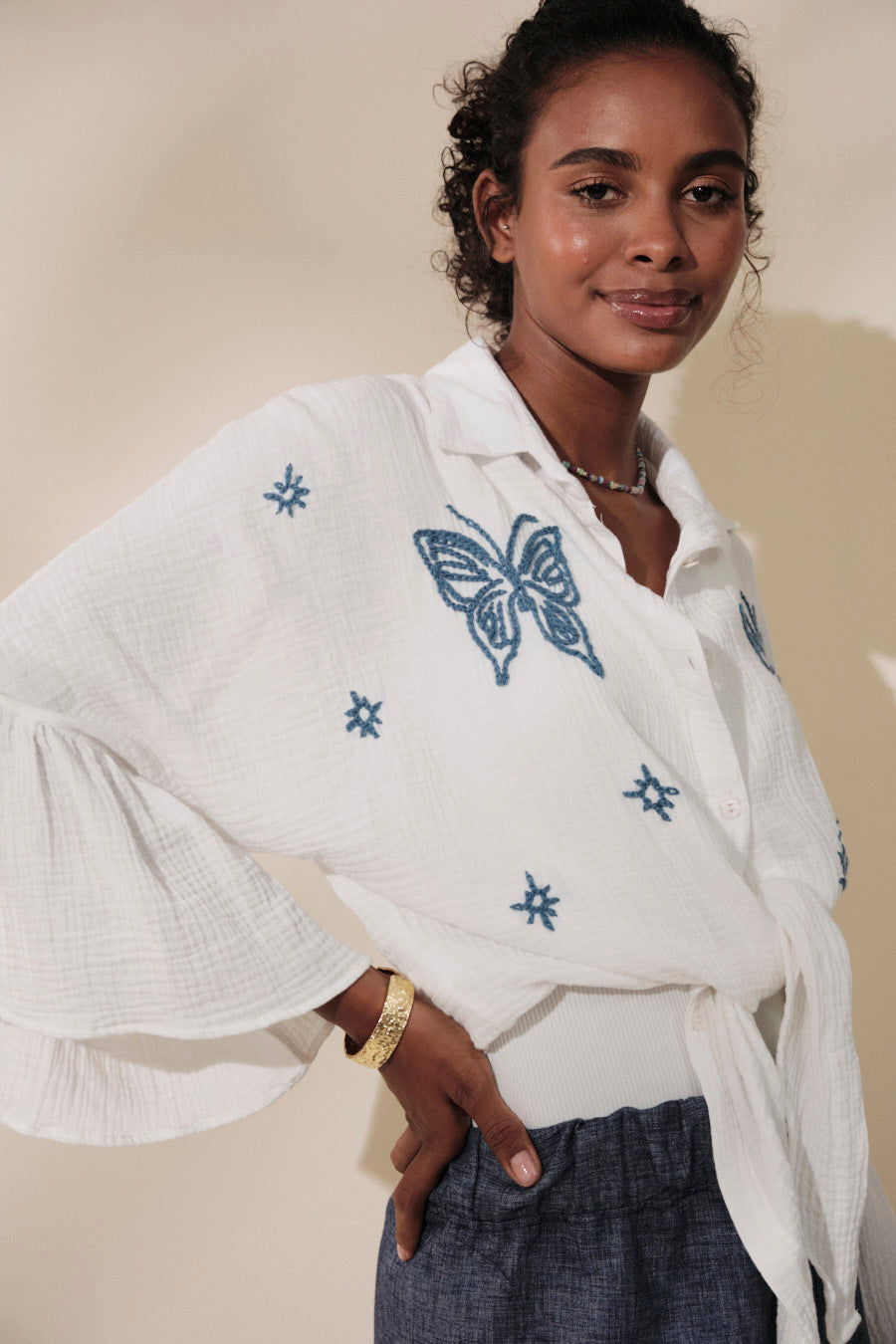 Rumba Shirt Hueso
