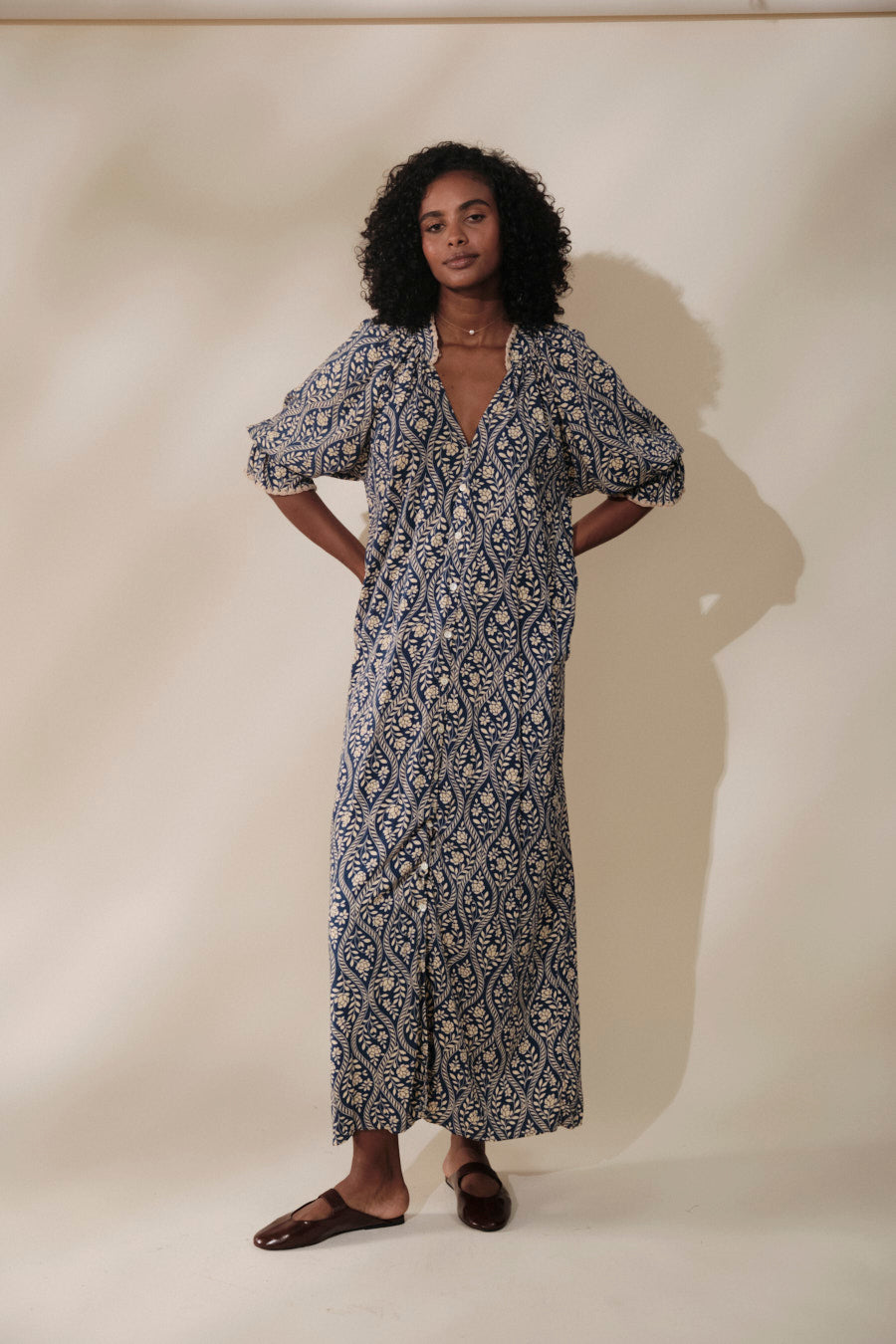 Aladina Dress India Blue