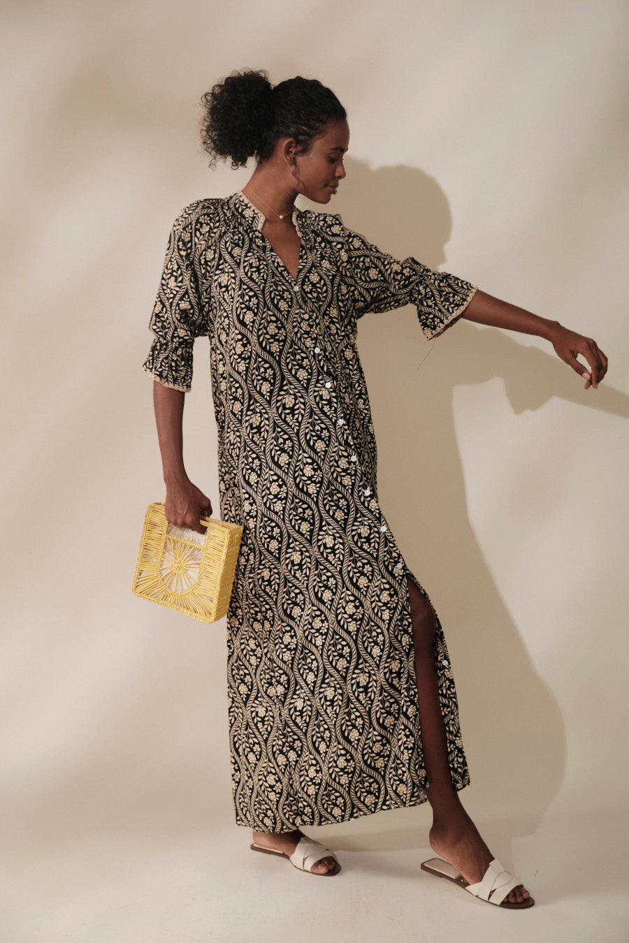 Aladina Dress India Black