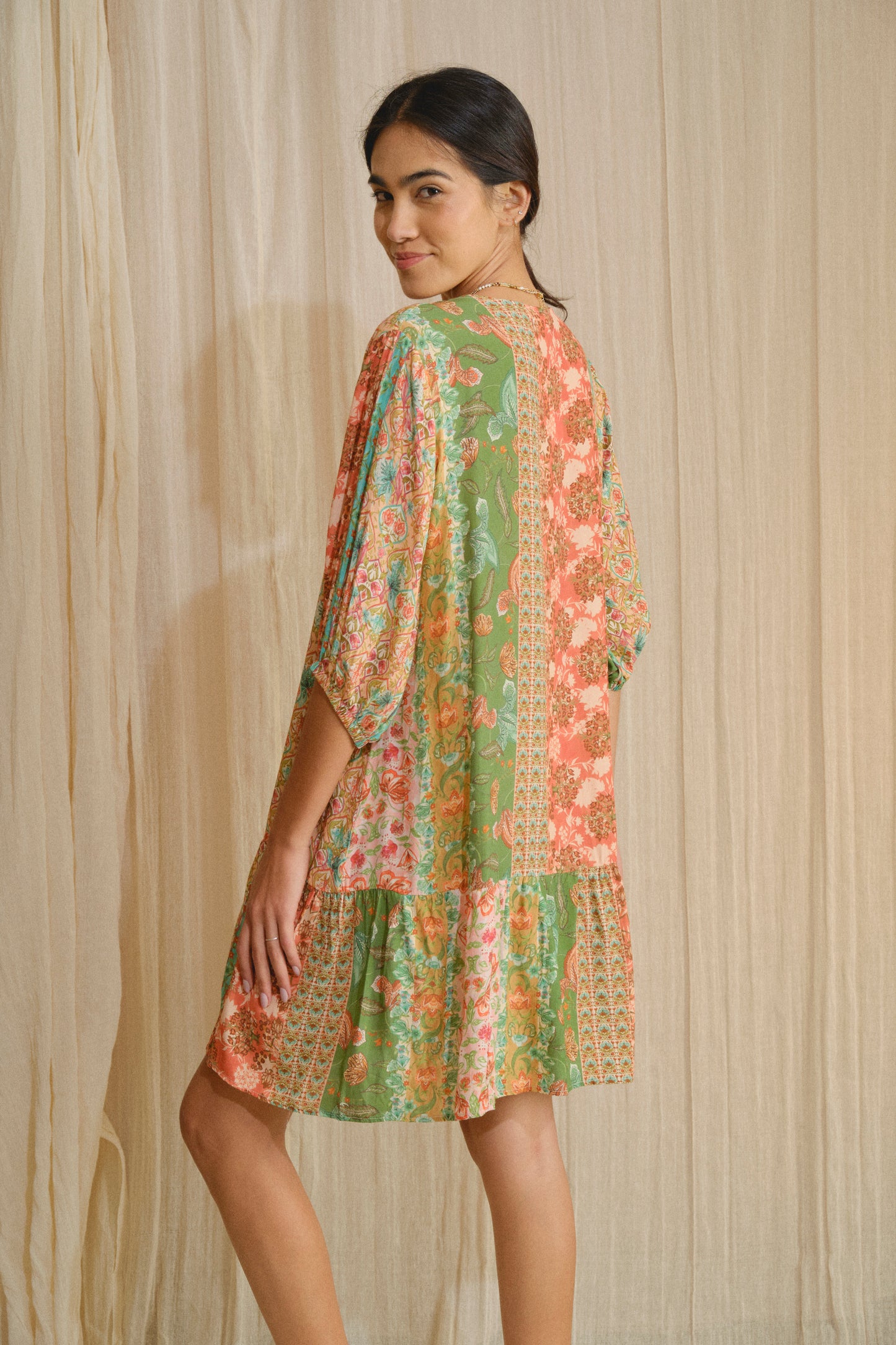 Kori Dress Pink Garden