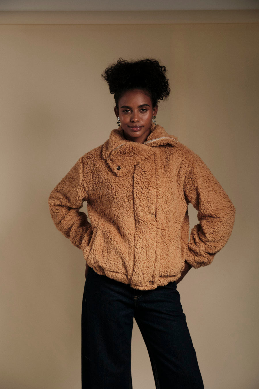 Teddy Jacket Camel
