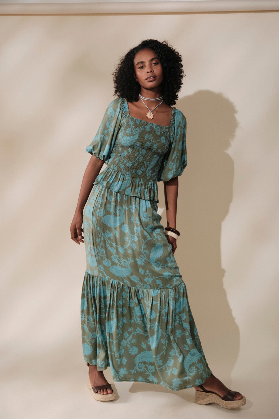 Kai Skirt Sage Blue