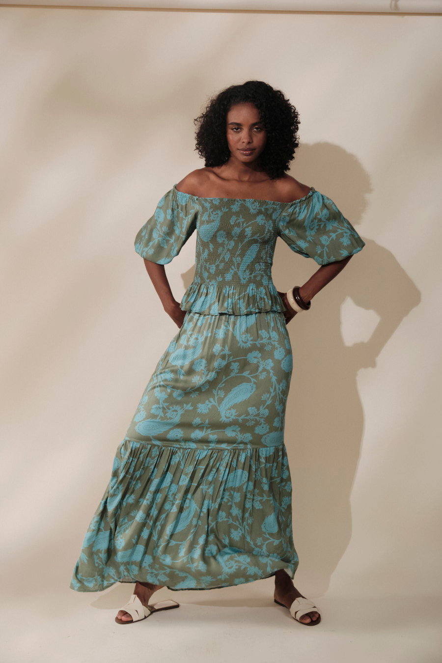Kai Skirt Sage Blue