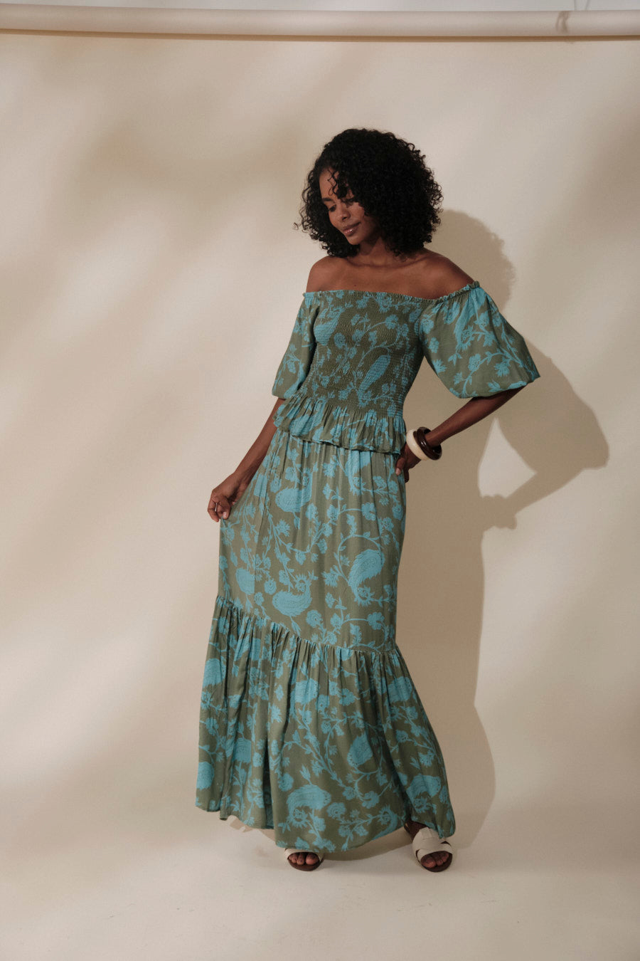 Kai Skirt Sage Blue