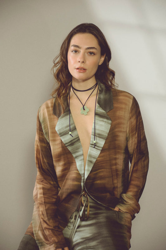 Mila Blazer Tie Dye