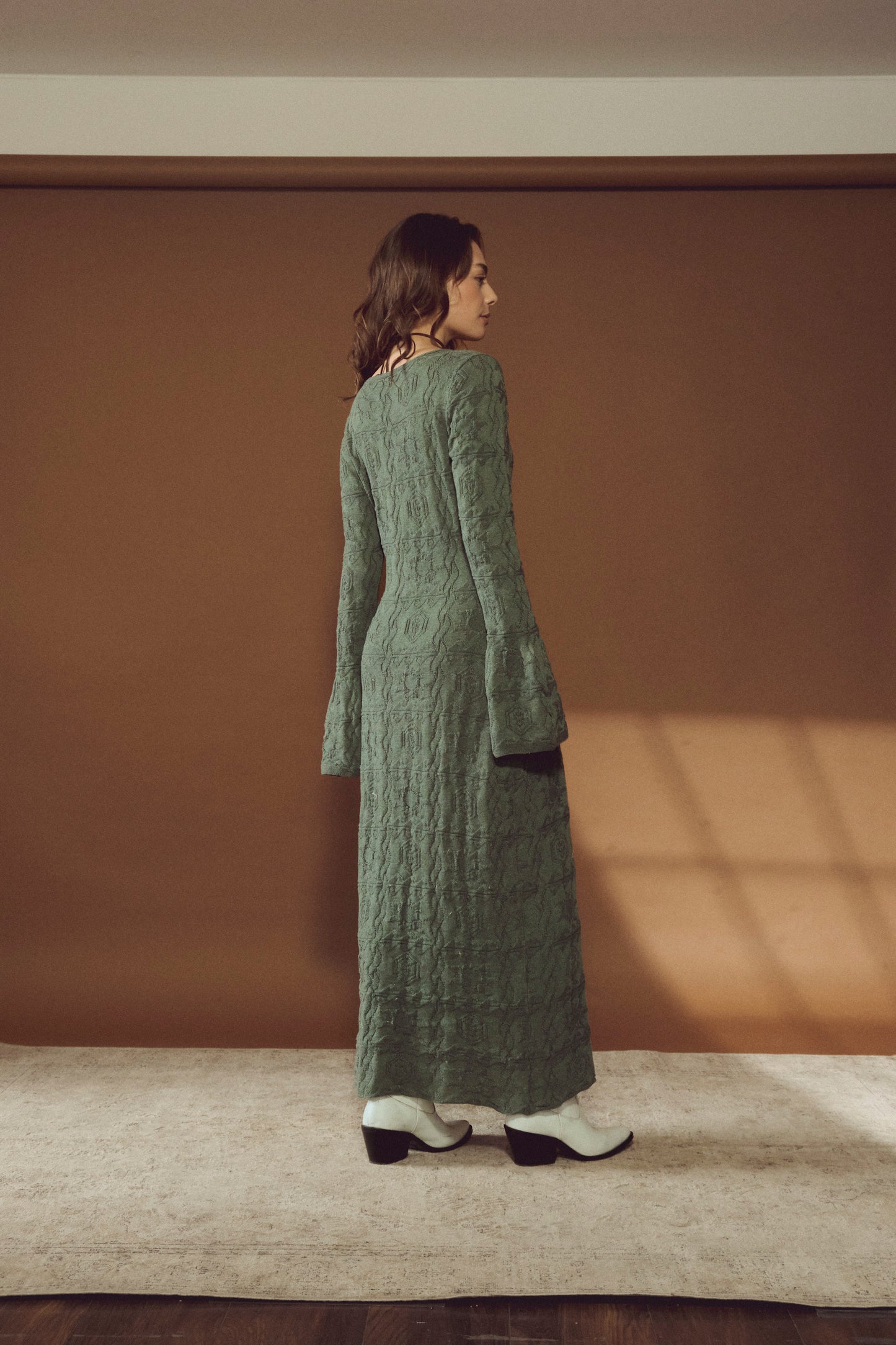Sun Knit Dress Olivo