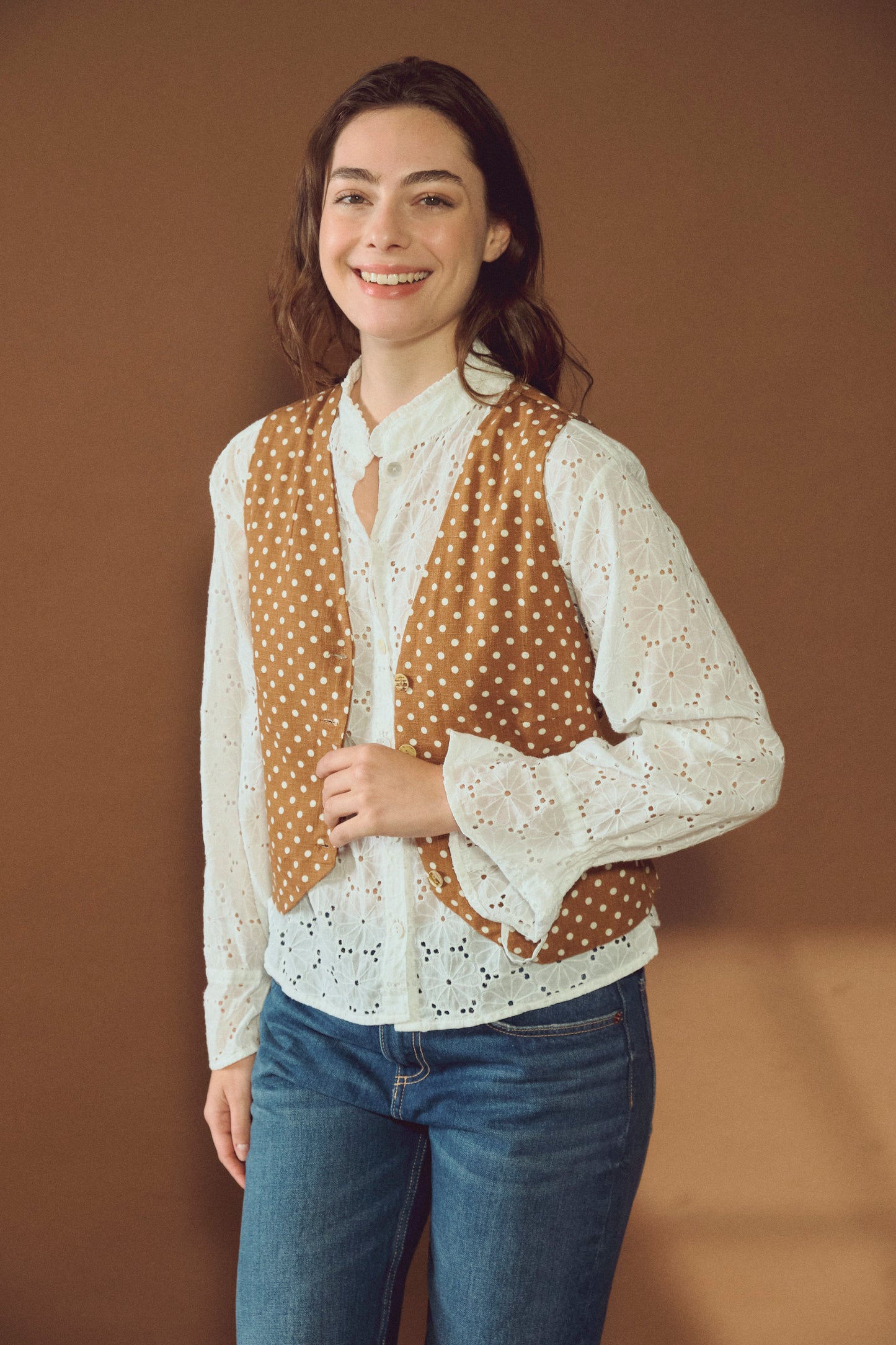 Sonnora Chaleco Brown