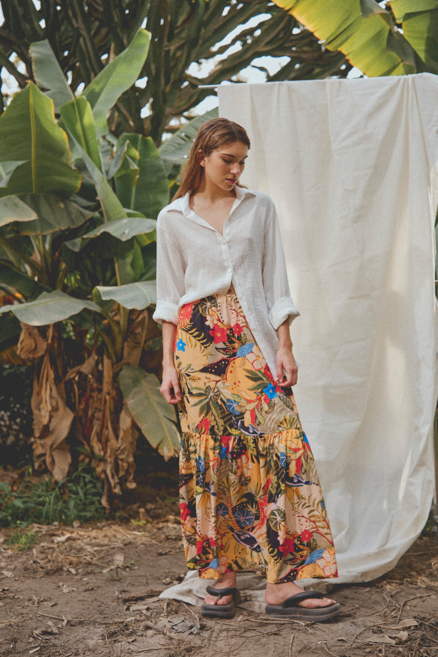 Gypsy Skirt Mostaza